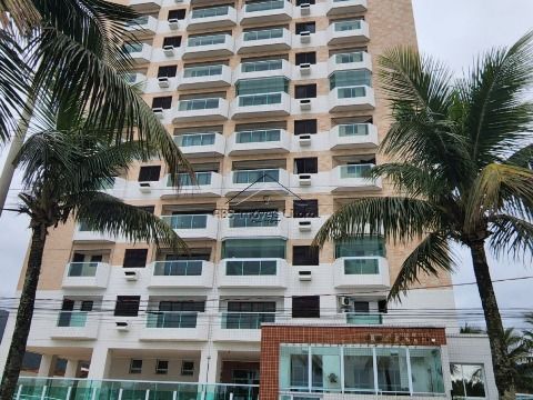 Apartamento Pé na Areia de 3 dormitórios com Suíte no Flórida Praia Grande/SP