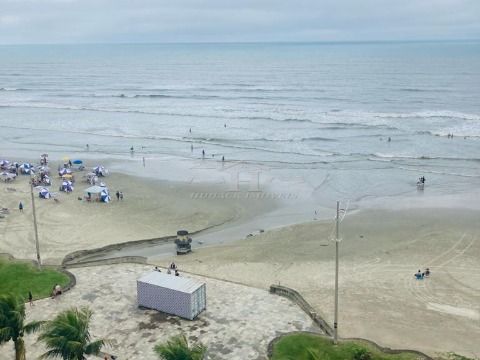 KITNET , 1 DORMITÓRIO , VILA CAIÇARA, TERREO, FRENTE MAR