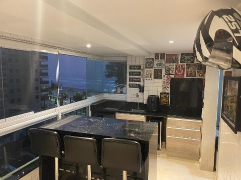 APARTAMENTO  ALTO PADRÃO , 02 DORMITÓRIOS, VARANDA  GOURMET, COM LAZER , VISTA  LATERAL MAR - JARDIM  FLORIDA -BAIRRO MILITAR PRAIA GRANDE SP