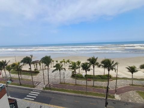 APARTAMENTO 1 DORM - SACADA -VISTA MAR TOTAL- JARDIM REAL - PRAIA GRANDE SP