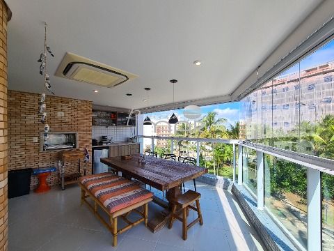Apartamento pé na areia  com 5 suites, 205 m² , módulo 04, em Riviera de São Lourenço