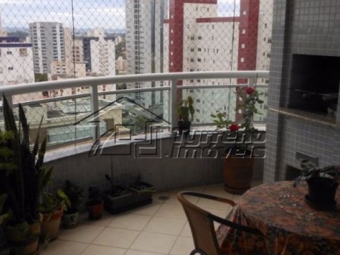 Belo apartamento com varanda gourmet - andar alto -  Jardim Aquarius 